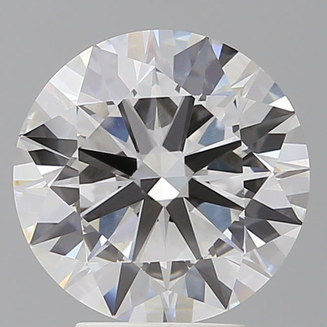 4.07 Carat Round Shaped, Ideal Cut, E Color, VVS2 Clarity, IGI Certified Lab Grown Diamond