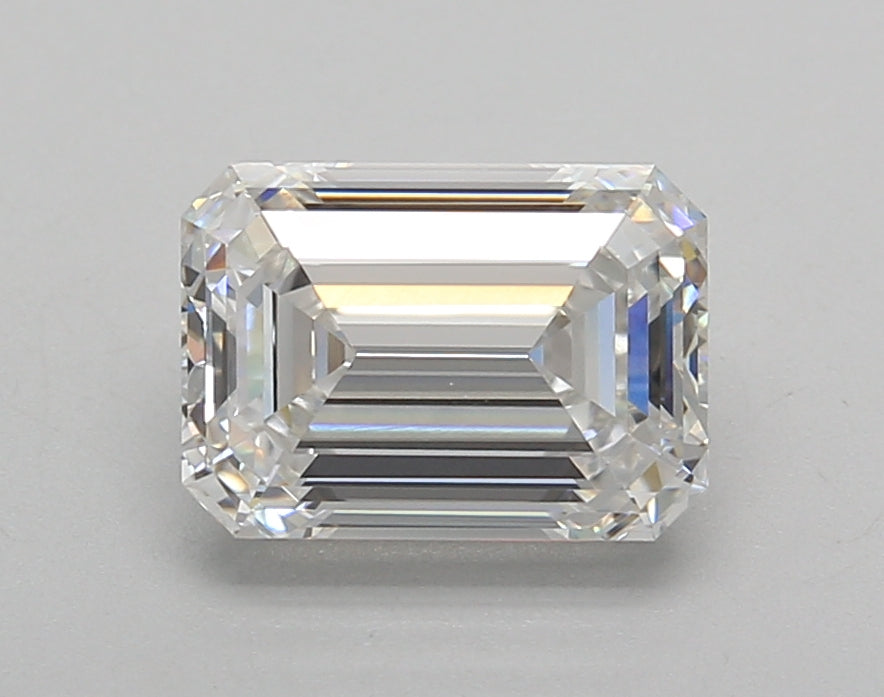 2.00 Carat Emerald Shaped, Excellent Cut, E Color, VVS2 Clarity, IGI Certified Lab Grown Diamond