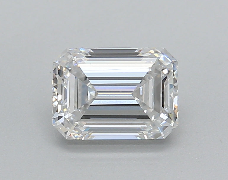 1.02 Carat Emerald Shaped, Excellent Cut, D Color, VVS2 Clarity, IGI Certified Lab Grown Diamond
