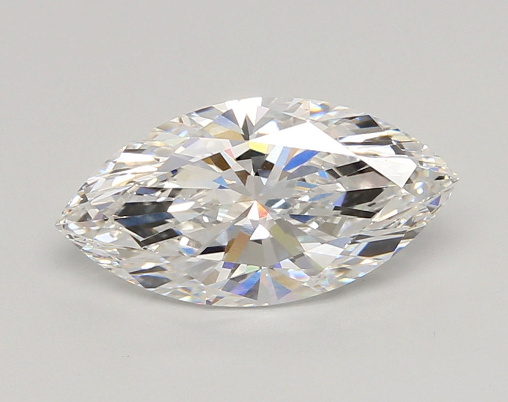 2.57 Carat Marquise Shaped, Ideal Cut, E Color, VVS1 Clarity, IGI Certified Lab Grown Diamond