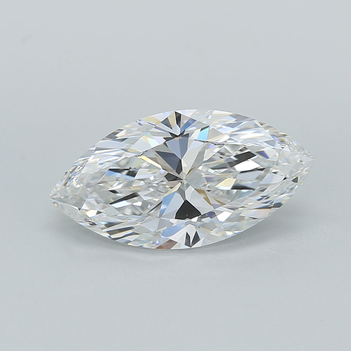 2.91 Carat Marquise Shaped, Ideal Cut, E Color, VVS2 Clarity, IGI Certified Lab Grown Diamond