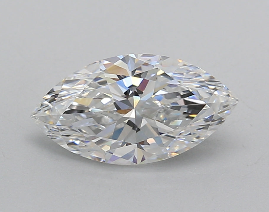 1.51 Carat Marquise Shaped, Excellent Cut, D Color, VS1 Clarity, IGI Certified Lab Grown Diamond