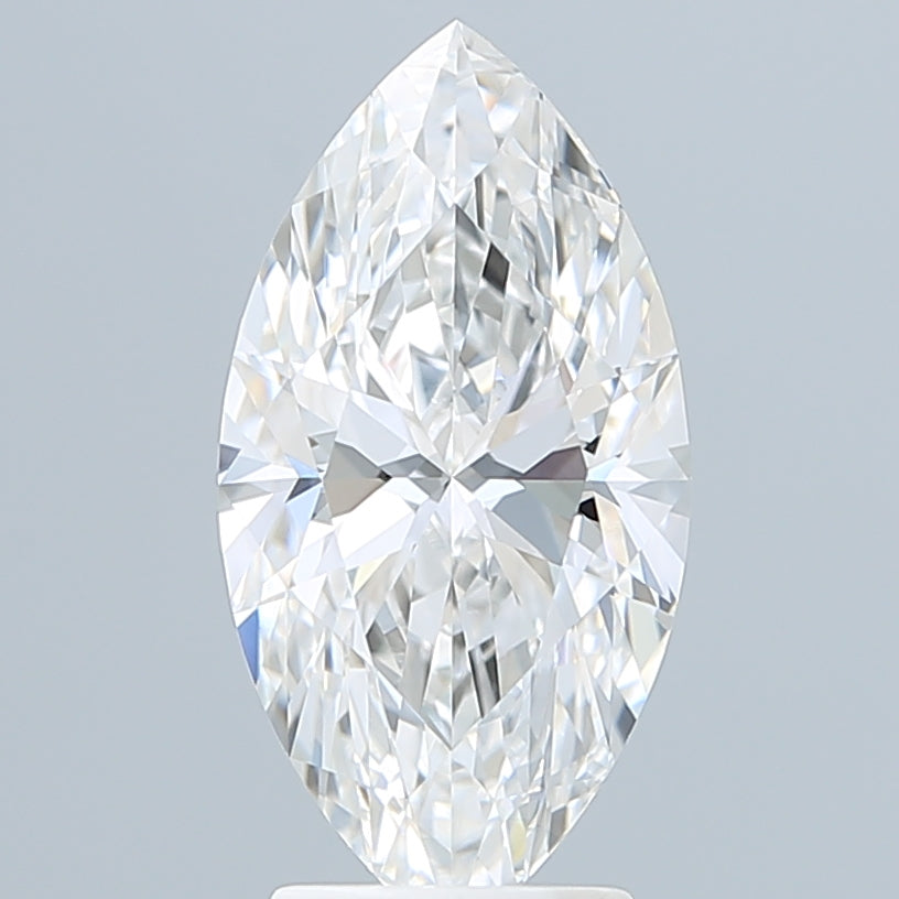 3.07 Carat Marquise Shaped, Ideal Cut, F Color, VVS1 Clarity, IGI Certified Lab Grown Diamond