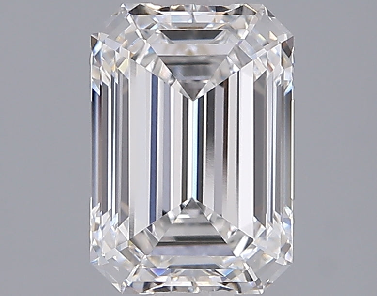 2.02 Carat Emerald Shaped, Ideal Cut, D Color, VVS2 Clarity, IGI Certified Lab Grown Diamond