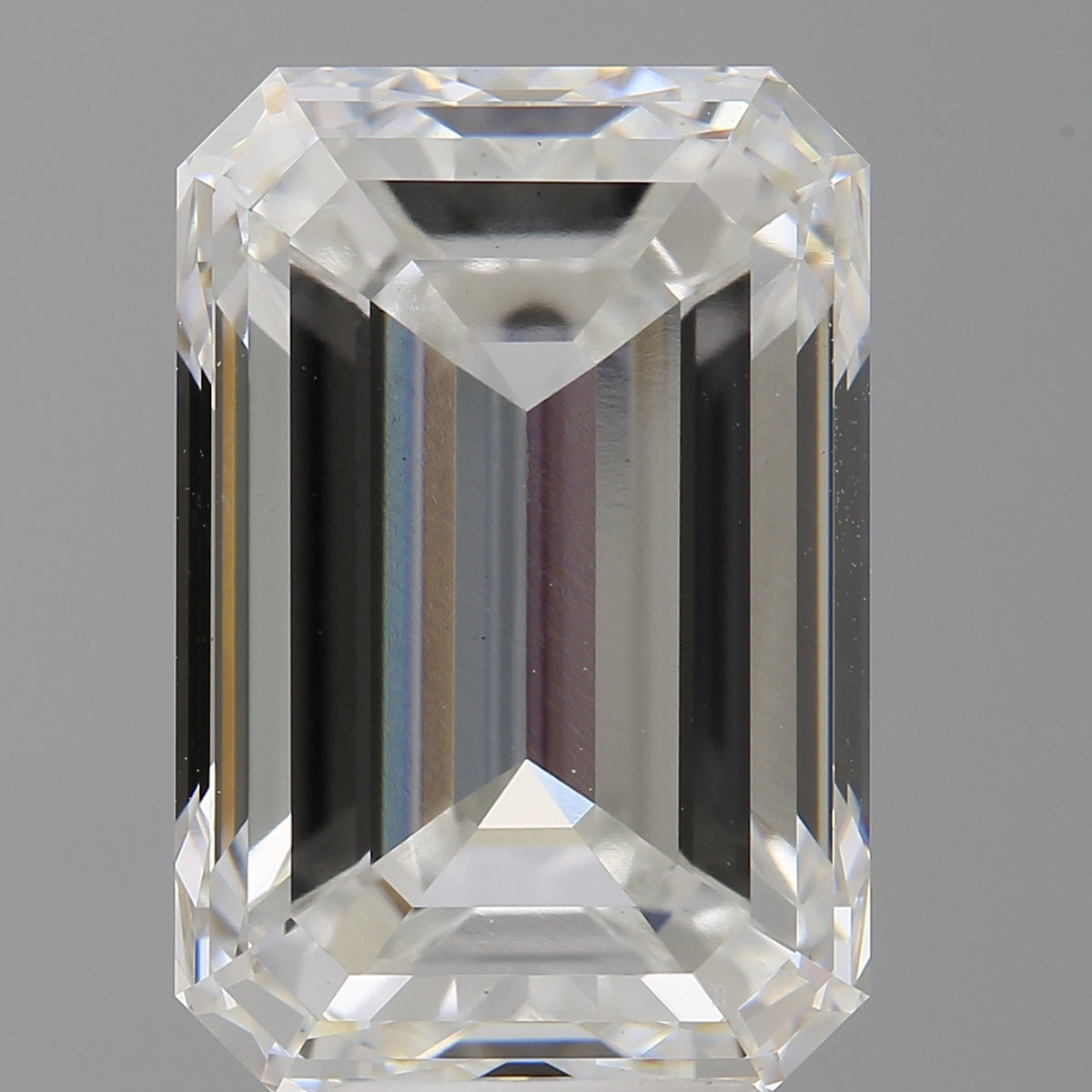 8.04 Carat Emerald Shaped, Ideal Cut, F Color, VS1 Clarity, IGI Certified Lab Grown Diamond