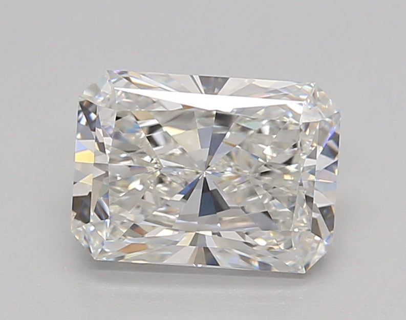 1.51 Carat Radiant Shaped, Excellent Cut, F Color, VVS2 Clarity, IGI Certified Lab Grown Diamond