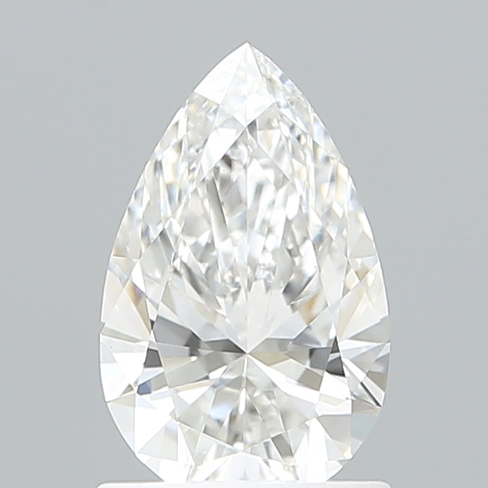 1.07 Carat Pear Shaped, Ideal Cut, E Color, VVS2 Clarity, IGI Certified Lab Grown Diamond