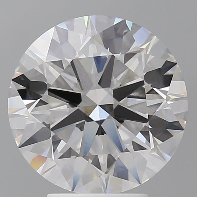4.53 Carat Round Shaped, Ideal Cut, E Color, VVS2 Clarity, IGI Certified Lab Grown Diamond