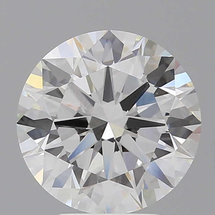 4.53 Carat Round Shaped, Excellent Cut, E Color, VVS2 Clarity, IGI Certified Lab Grown Diamond