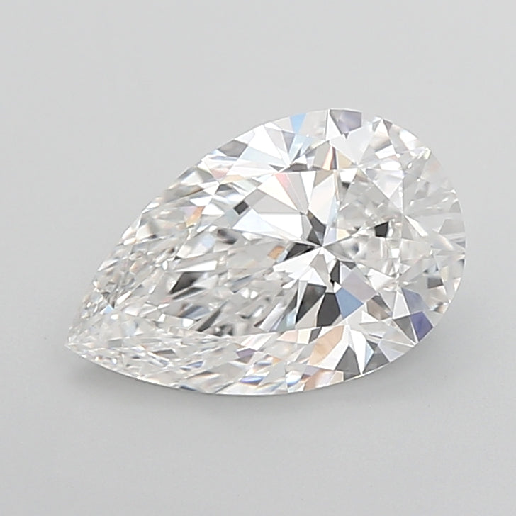 3.05 Carat Pear Shaped, Ideal Cut, E Color, VVS2 Clarity, IGI Certified Lab Grown Diamond