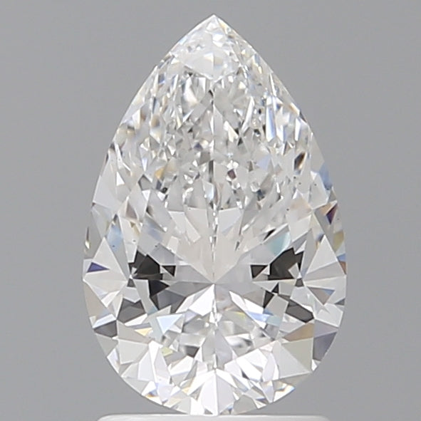 1.60 Carat Pear Shaped, Ideal Cut, D Color, VS1 Clarity, IGI Certified Lab Grown Diamond