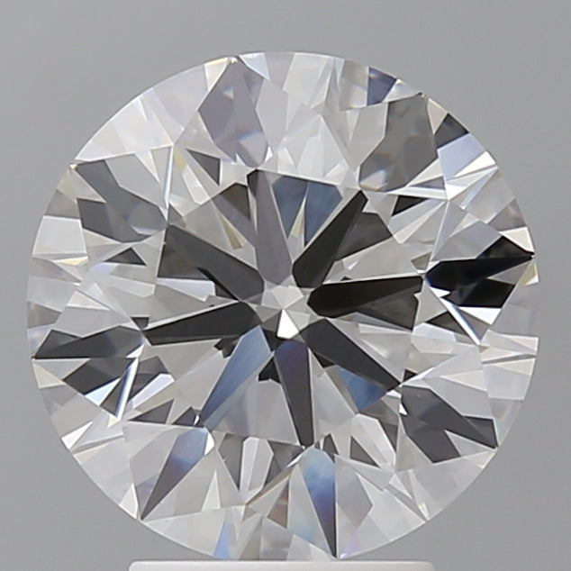 3.92 Carat Round Shaped, Ideal Cut, F Color, VVS2 Clarity, IGI Certified Lab Grown Diamond