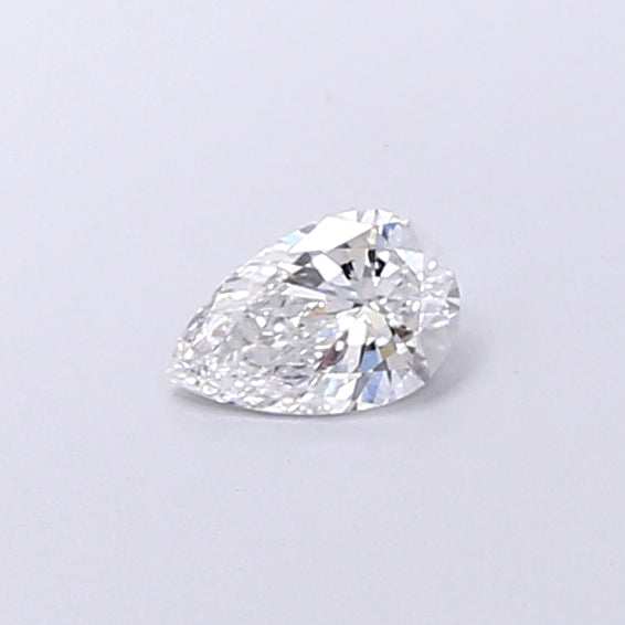 0.50 Carat Pear Shaped, Very Good Cut, D Color, VVS2 Clarity, IGI Certified Lab Grown Diamond