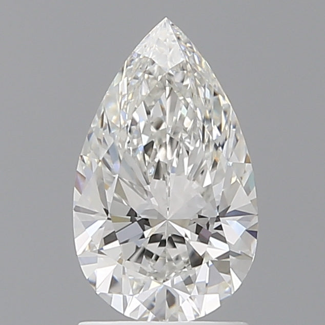 1.60 Carat Pear Shaped, Ideal Cut, F Color, VVS2 Clarity, IGI Certified Lab Grown Diamond