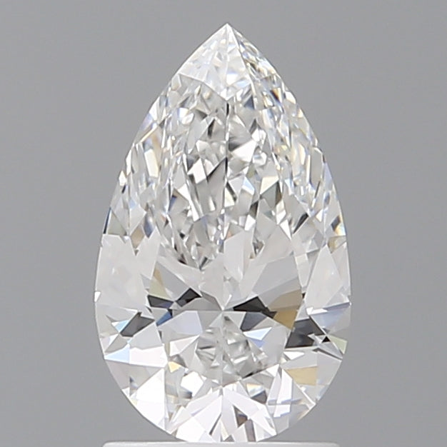 1.55 Carat Pear Shaped, Ideal Cut, E Color, VVS2 Clarity, IGI Certified Lab Grown Diamond
