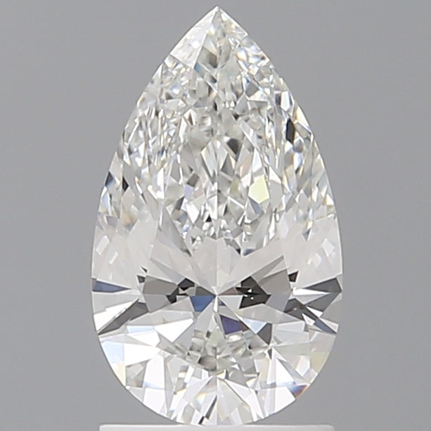 1.53 Carat Pear Shaped, Ideal Cut, F Color, VVS2 Clarity, IGI Certified Lab Grown Diamond
