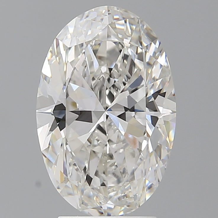 3.51 Carat Oval Shaped, Ideal Cut, F Color, VVS2 Clarity, IGI Certified Lab Grown Diamond