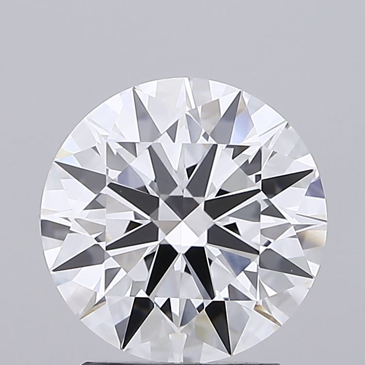 2.19 Carat Round Shaped, Ideal Cut, D Color, VVS2 Clarity, IGI Certified Lab Grown Diamond
