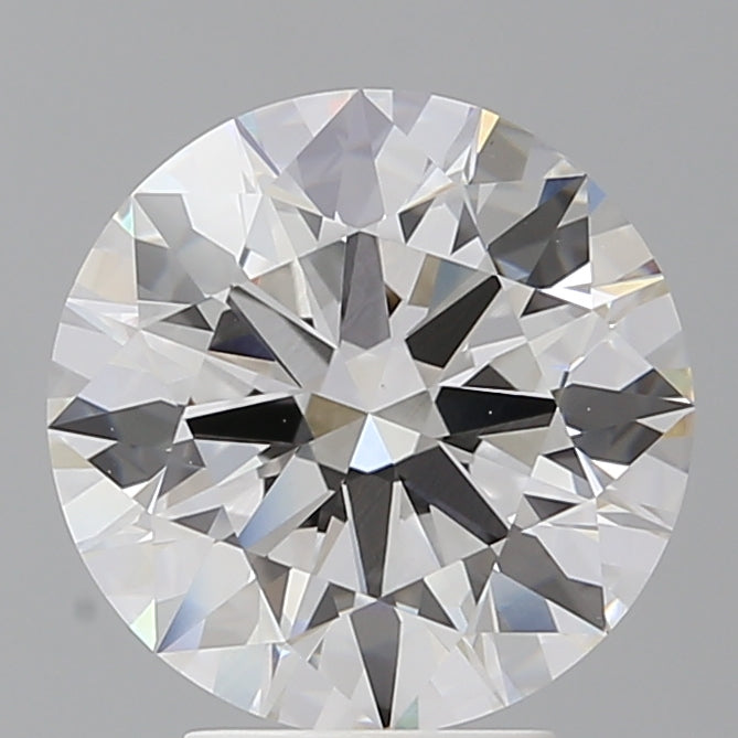 4.04 Carat Round Shaped, Ideal Cut, F Color, VVS2 Clarity, IGI Certified Lab Grown Diamond