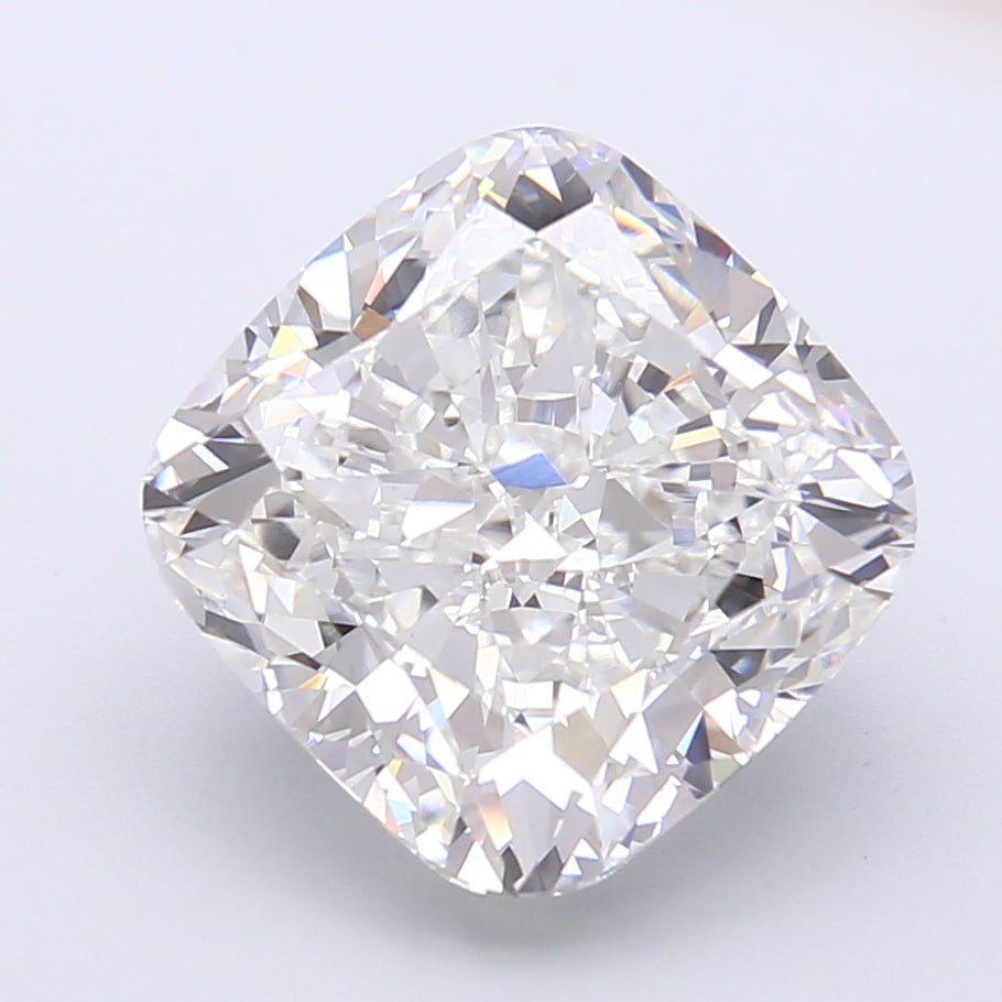 7.15 Carat Cushion Shaped, Very Good Cut, F Color, VVS2 Clarity, IGI Certified Lab Grown Diamond