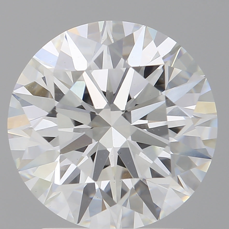 2.59 Carat Round Shaped, Ideal Cut, F Color, VS1 Clarity, IGI Certified Lab Grown Diamond