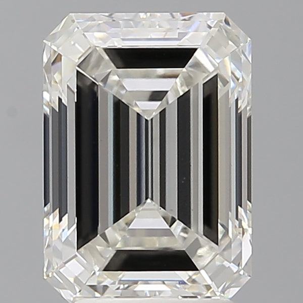 3.51 Carat Emerald Shaped, Ideal Cut, F Color, VVS2 Clarity, IGI Certified Lab Grown Diamond