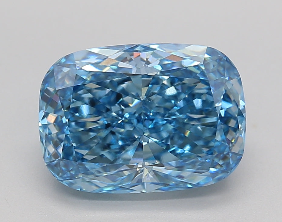 3.20 Carat Elongated Cushion Shaped, Ideal Cut, VS1 Clarity, IGI Certified Lab Grown Diamond