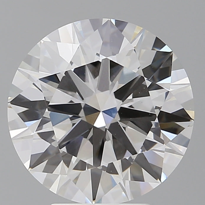 5.01 Carat Round Shaped, Excellent Cut, F Color, VVS2 Clarity, IGI Certified Lab Grown Diamond