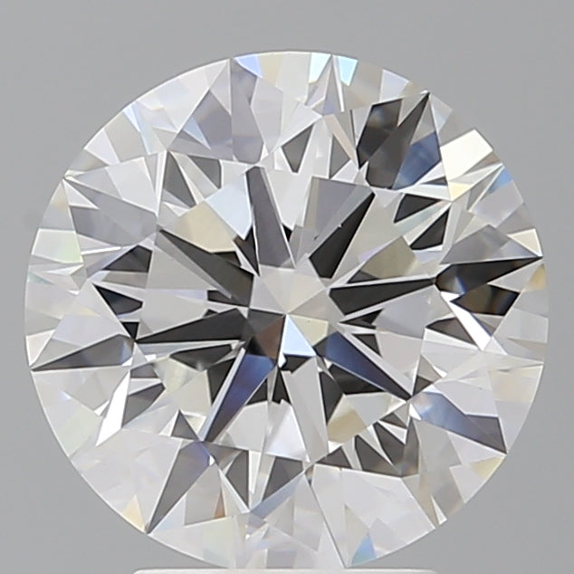 4.03 Carat Round Shaped, Ideal Cut, E Color, VVS2 Clarity, IGI Certified Lab Grown Diamond