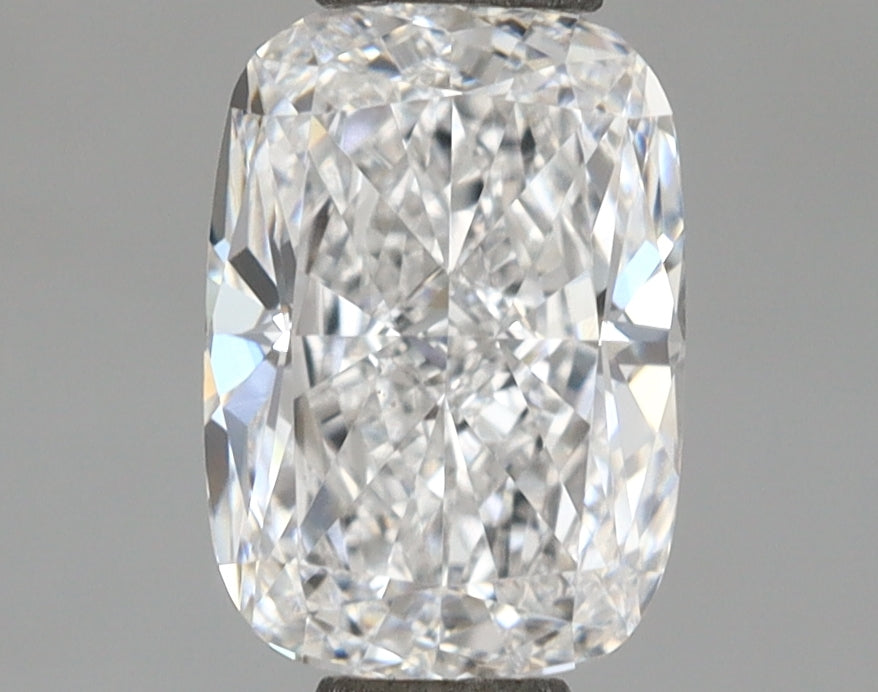 1.02 Carat Cushion Shaped, Ideal Cut, D Color, VVS2 Clarity, IGI Certified Lab Grown Diamond