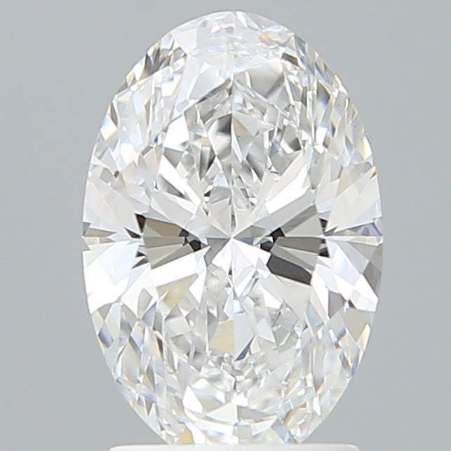 2.17 Carat Oval Shaped, Ideal Cut, D Color, VVS2 Clarity, IGI Certified Lab Grown Diamond