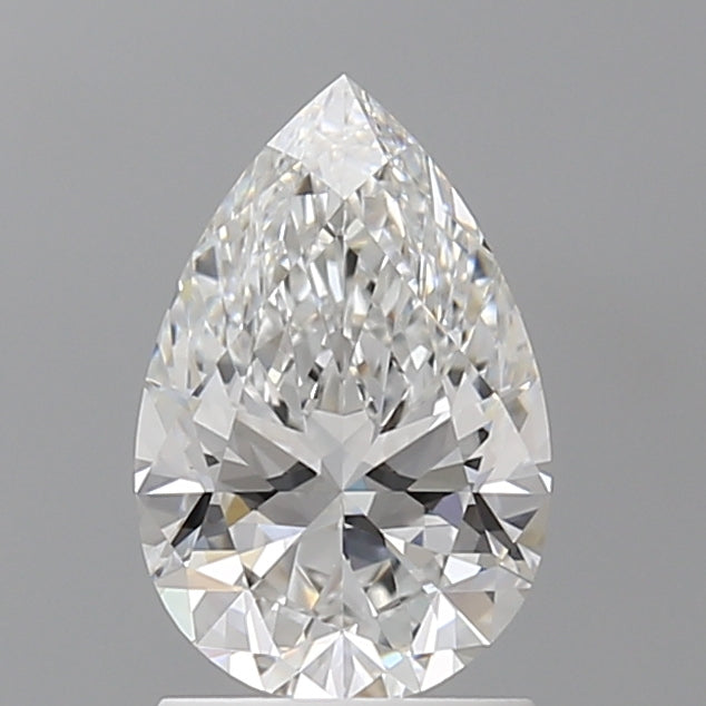 1.56 Carat Pear Shaped, Ideal Cut, E Color, VVS2 Clarity, IGI Certified Lab Grown Diamond