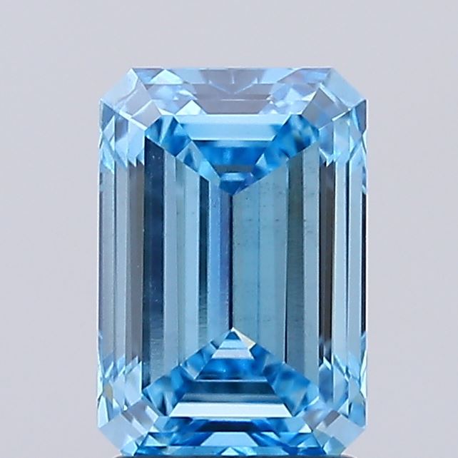 2.10 Carat Emerald Shaped, Ideal Cut, VS2 Clarity, IGI Certified Lab Grown Diamond