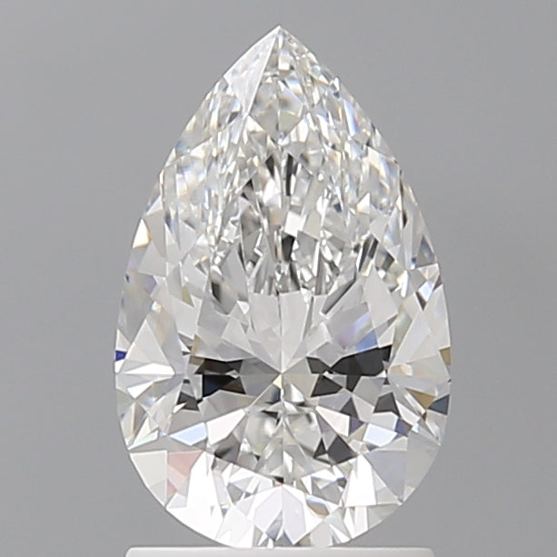 1.58 Carat Pear Shaped, Ideal Cut, D Color, VVS2 Clarity, IGI Certified Lab Grown Diamond
