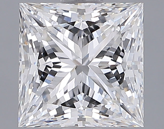 2.05 Carat Princess Shaped, Ideal Cut, F Color, VVS2 Clarity, IGI Certified Lab Grown Diamond