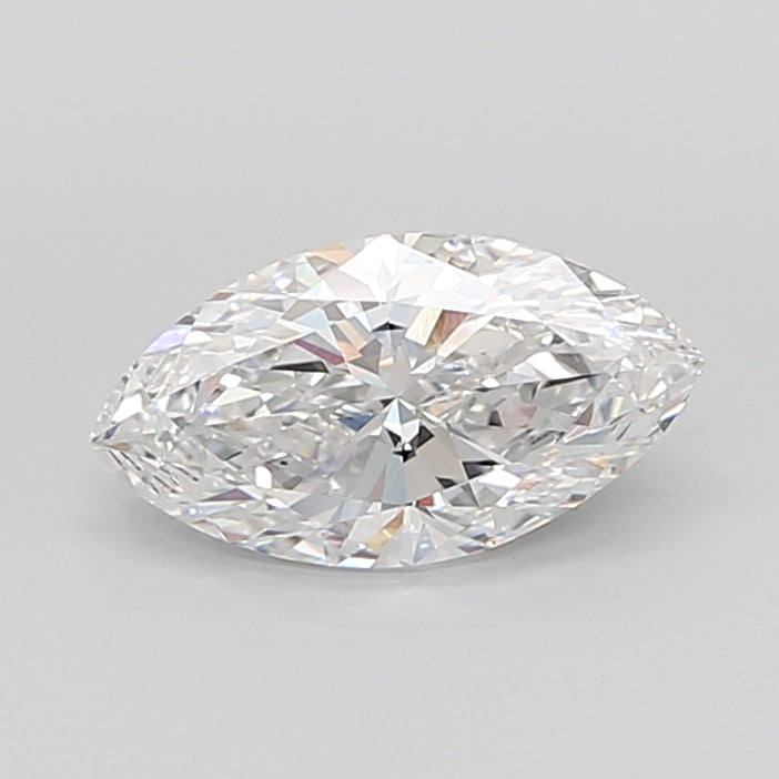 3.08 Carat Marquise Shaped, Ideal Cut, E Color, VVS2 Clarity, IGI Certified Lab Grown Diamond