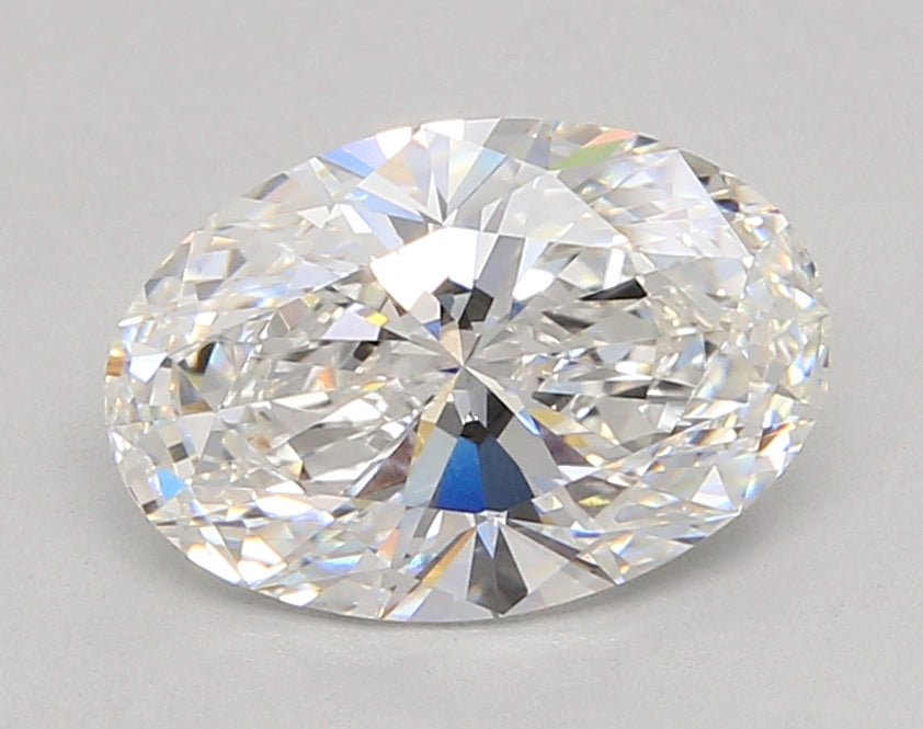 2.54 Carat Oval Shaped, Ideal Cut, E Color, VVS2 Clarity, IGI Certified Lab Grown Diamond