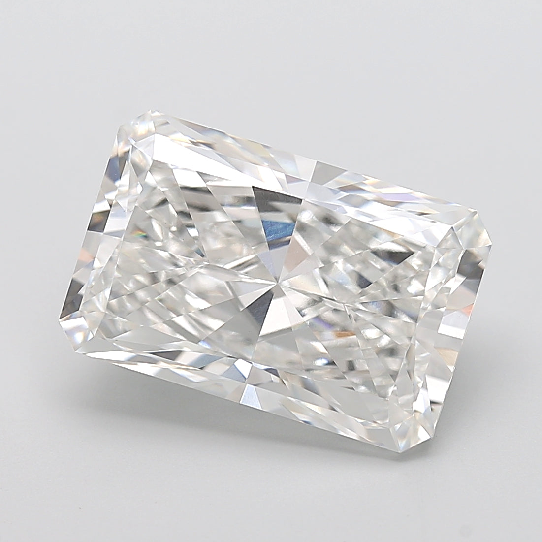 12.00 Carat Radiant Shaped, Very Good Cut, E Color, VVS2 Clarity, IGI Certified Lab Grown Diamond