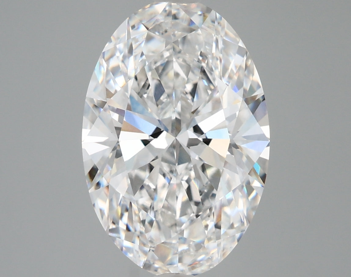 4.50 Carat Oval Shaped, Very Good Cut, D Color, VVS1 Clarity, IGI Certified Lab Grown Diamond