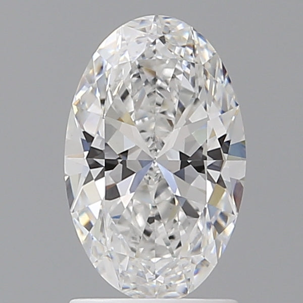 1.60 Carat Oval Shaped, Ideal Cut, D Color, VVS2 Clarity, IGI Certified Lab Grown Diamond