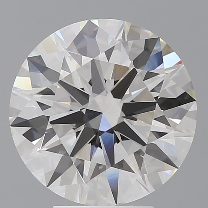 5.09 Carat Round Shaped, Ideal Cut, F Color, VVS2 Clarity, IGI Certified Lab Grown Diamond