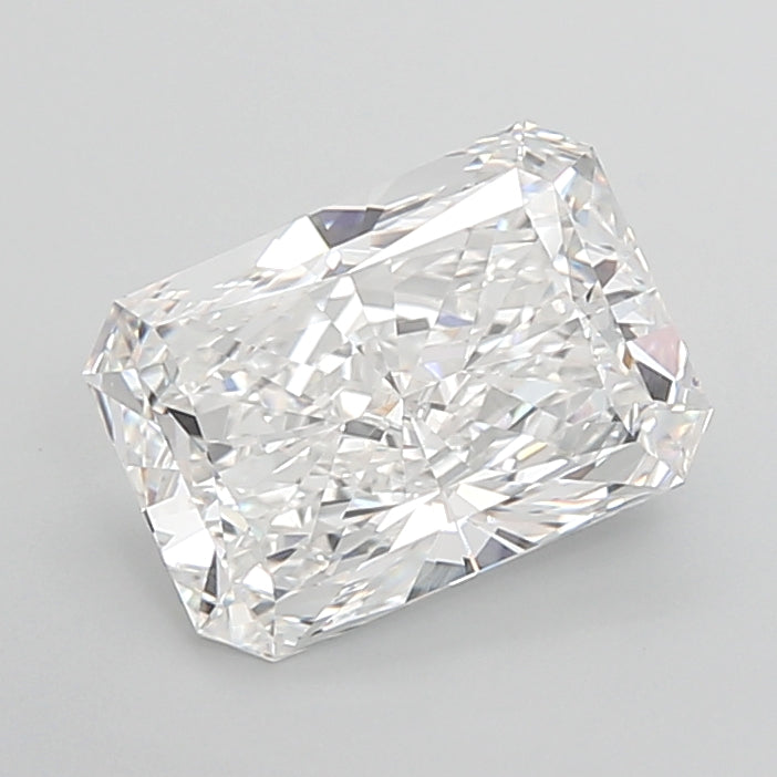 4.92 Carat Radiant Shaped, Ideal Cut, E Color, VVS2 Clarity, IGI Certified Lab Grown Diamond