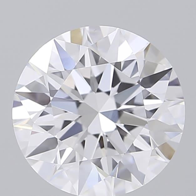 1.54 Carat Round Shaped, Ideal Cut, D Color, VVS2 Clarity, IGI Certified Lab Grown Diamond