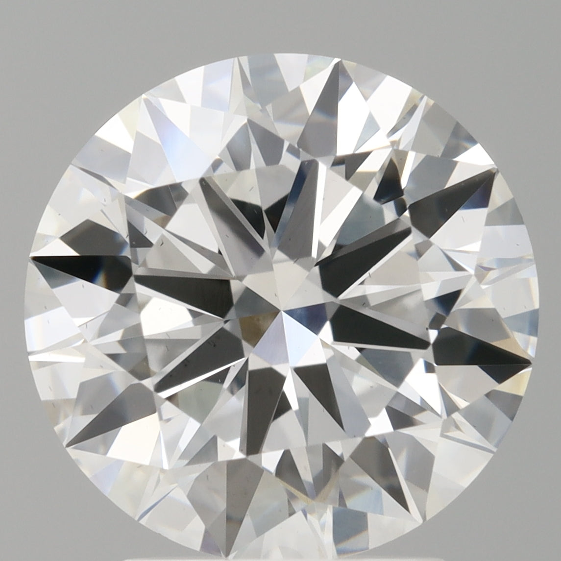 3.01 Carat Round Shaped, Ideal Cut, E Color, VS2 Clarity, IGI Certified Lab Grown Diamond