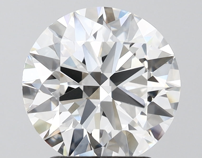 2.57 Carat Round Shaped, Ideal Cut, F Color, VVS2 Clarity, IGI Certified Lab Grown Diamond