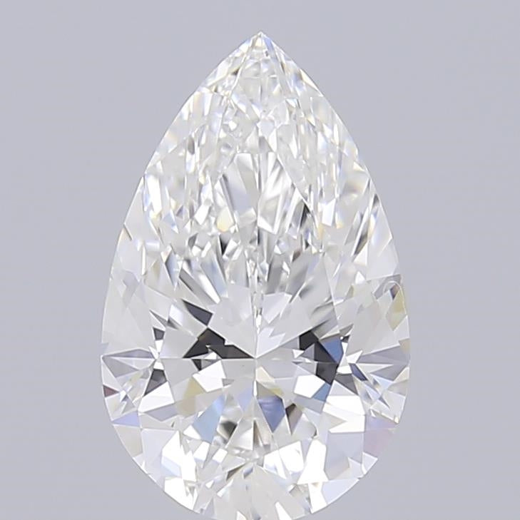 2.60 Carat Pear Shaped, Ideal Cut, E Color, VVS2 Clarity, IGI Certified Lab Grown Diamond