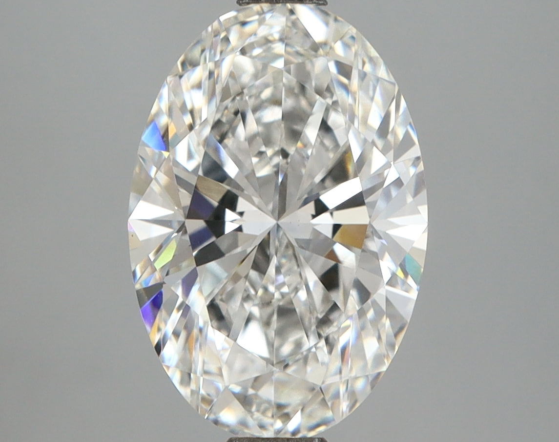 3.52 Carat Oval Shaped, Ideal Cut, E Color, VVS2 Clarity, IGI Certified Lab Grown Diamond