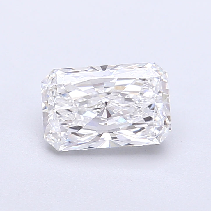1.13 Carat Radiant Shaped, Very Good Cut, D Color, VVS2 Clarity, IGI Certified Lab Grown Diamond
