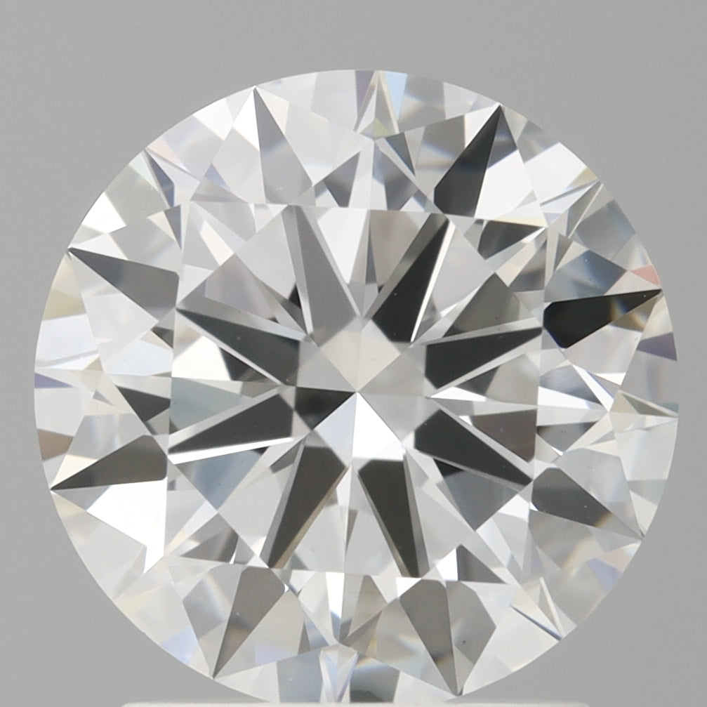 2.01 Carat Round Shaped, Excellent Cut, E Color, VVS2 Clarity, IGI Certified Lab Grown Diamond