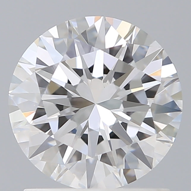 1.35 Carat Round Shaped, Excellent Cut, D Color, VS1 Clarity, IGI Certified Lab Grown Diamond